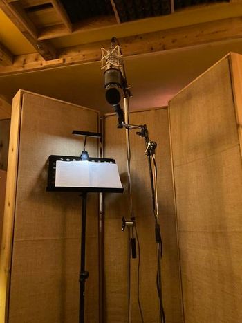 Late April, 2024 and Frank is delivering final lead vocals, Critical Misunderstandings On The Precipice album sessions.
