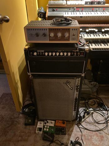 Cool gear for John Findlay at Bova Sound, Critical Misunderstandings On The Precipice sessions.

