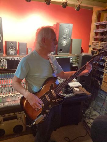 Phil plays electric bass on The Pledge, a cool slice of British flavoured steampunk! Halcyon Phase is in the studio recording our second album Critical Misunderstandings On The Precipice!
