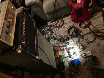 Gear for John Findlay's Bova Sound sessions, Critical Misunderstandings On The Precipice!

