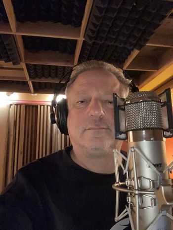 Late April, 2024 and Frank is delivering final lead vocals, Critical Misunderstandings On The Precipice album sessions.
