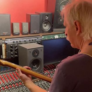 Phil delivers lovely bass at Bova Sound during Critical Misunderstandings On The Precipice sessions.
