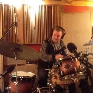 Peter on drums Tendrils album sessions.
