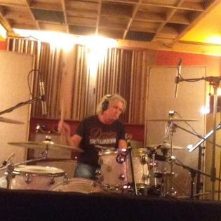 Gord on drums Tendrils album sessions.
