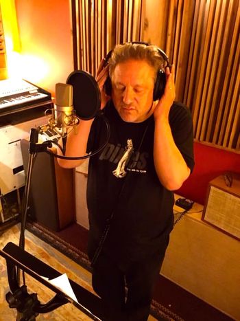 Frank singing Tendrils album sessions.
