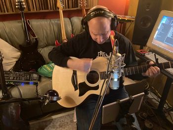 So many great guitar tracks from John, at Bova Sound, Critical Misunderstandings On The Precipice sessions!

