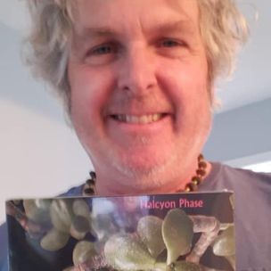 Gord proudly holds the Tendrils CD.
