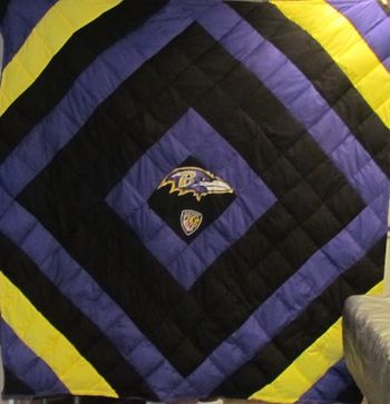 Item #2. Ravens "Diamond Windows" (full; goose down) - $100
