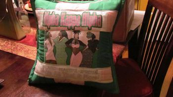 1006. AKA throw pillow - $35
