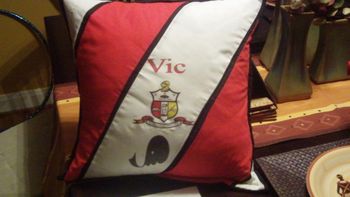 KAPsi throw pillow
