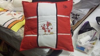 U of L Cards pillow - $35

