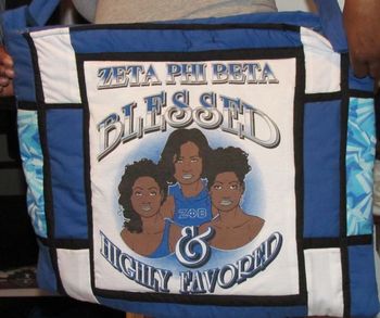 ZPB "Blessed Highly Favored" shoulder bag - $30
