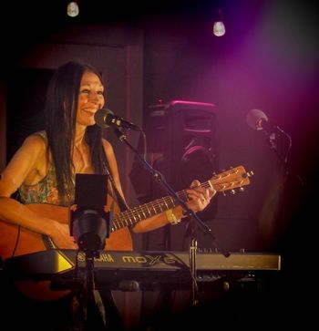 Singer Songwriter Kimberlee M Leber Performing Live in Concert at Texas Chautauqua Association Event
