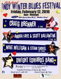 Craig Brenner at the 6th annual Indy Winter Blues Fest