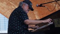 Craig Brenner, Henry Herbert, Barry Cuda, and Liz Pennock with Dr. Blues at the annual Boogie Woogie Blues Piano Stomp