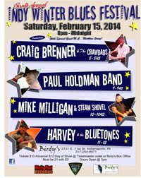Craig & The Crawdads at the 4th annual Indy Winter Blues Fest