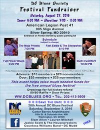  DC Blues Society Fundraiser (for DC Blues Festival)