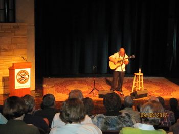 Performing at the Country Music Hall of Fame's Ford Theater, for Bluegrass & Beyond
