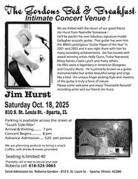 Jim Hurst in concert