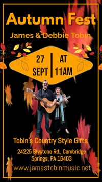 James & Debbie Tobin Music at Autumn Fest 