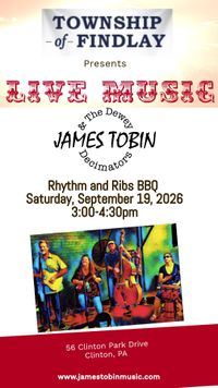 James Tobin & The Dewey Decimators Live Music