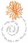 "In the Garden" eyeflower/lyric large poster