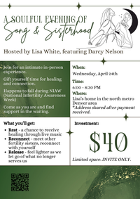 Soulful Evening of Song & Sisterhood: Women's Fertility Circle