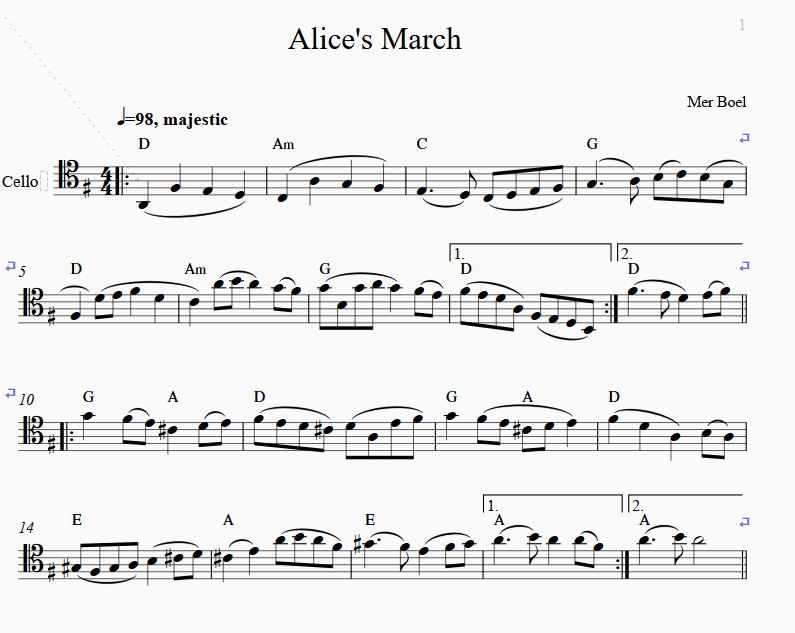 Alice's March