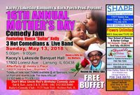 Uncle Rail's Mother's Day Comedy Jam featuring Tricia Tribble & Ronnie G (Delivery Point Band) -SOLD OUT