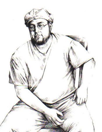 Former bandmate and buddy from high school, J. Steven Hatton, did this sketch. Part of it appeared in the booklet for In Other Words...
