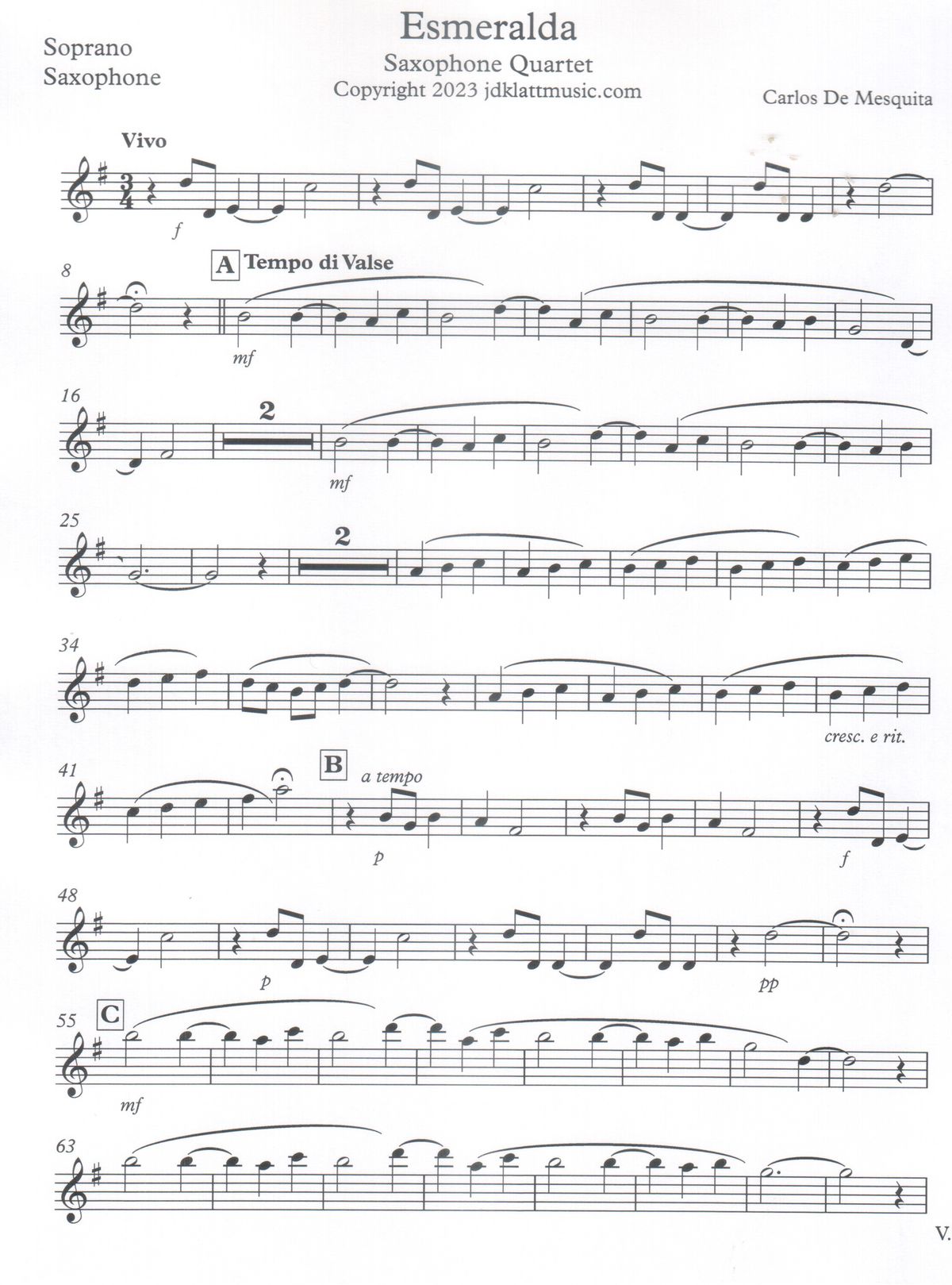 Esmeralda Saxophone Quartet