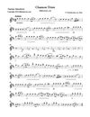 Chanson Triste Saxophone Quartet