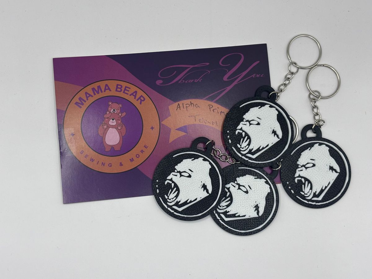 Alpha Primate Key Chain 