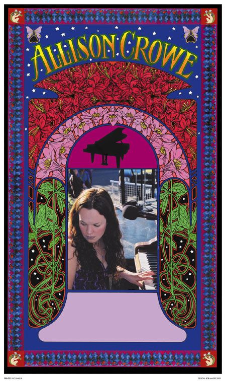 Original Allison Crowe poster art by Bob Masse