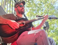 Brian McKelvey at the Monroe County Farmer's Market 