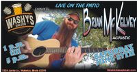 Brian McKelvey on the Patio at Washy's Saloon