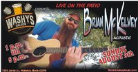 Brian McKelvey on the Patio at Washy's Saloon