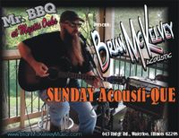 Sunday Acousti-Que with Brian McKelvey