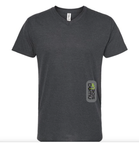 DUR V-Neck T-shirt - Grey