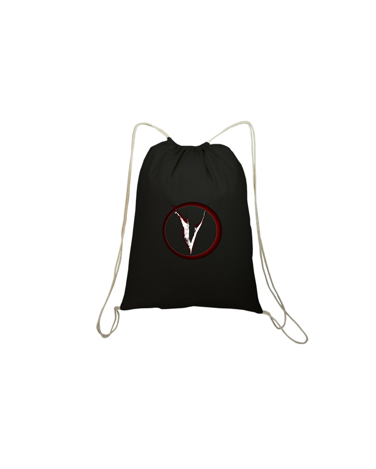 "V Logo" Draw String Bag