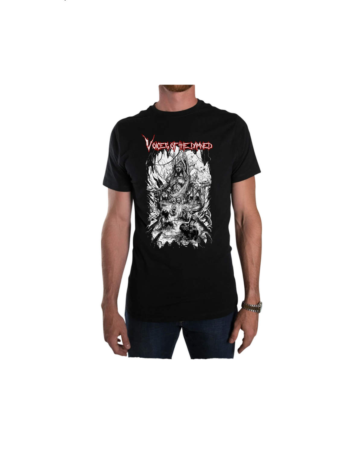 "Damned Souls" Mens Graphic Tee