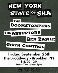 New York State Of Ska - On Sale Soon!