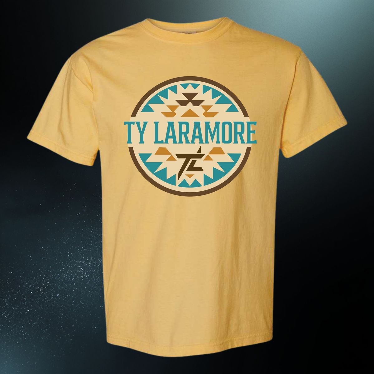 Unisex - Mustard Aztec Horizon Tee