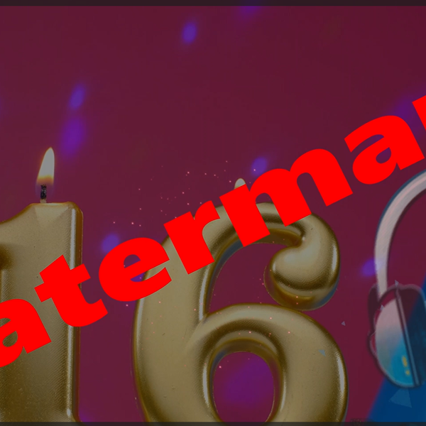 Happy Sweet Sixteen w/music and vocals