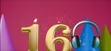 Happy Sweet Sixteen-w/music and vocals