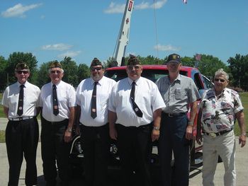 Veteran's at the Gun Salute Titletown Trucker's Showdown Green Bay, WI
