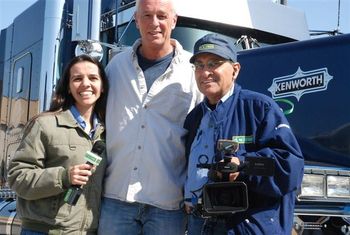 Terry and Paula Toco from Brazilian Tv Station.
