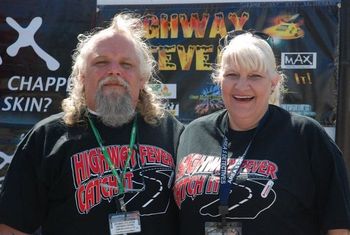 Dennis and Debbie Zylvitis, awesome people from Chicago and part of our HWF team.
