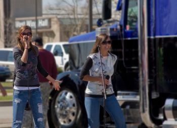 aly`an performing at Mid-America Truck Show Louisville, KY.
