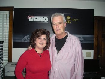 Marcia Campbell at XM Satelite Radio, The Dave Nemo Show
